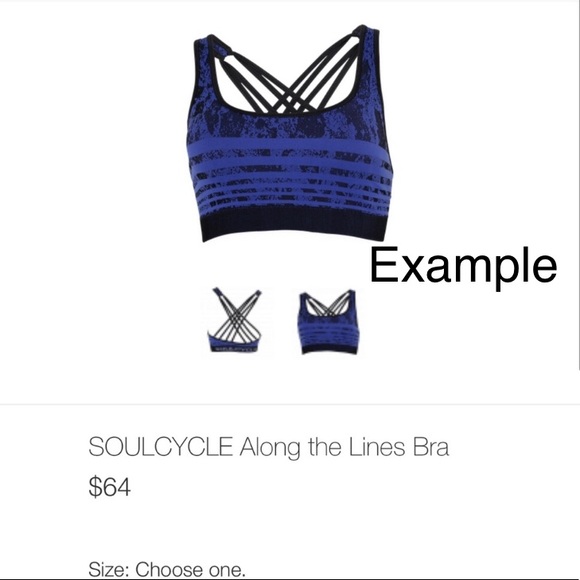 soul cycle along the lines bra- Size ? - Picture 2 of 16